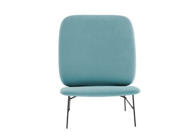 KELLY H - High-back fabric armchair (Request Info).