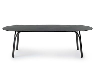 LAKE - Oval ceramic table (Request Info).