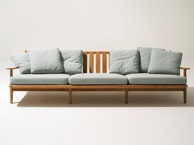 LEVANTE 103 - 3 seater teak garden sofa (Request Info).