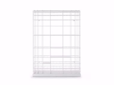 LEYVA - Open freestanding iron bookcase (Request Info).