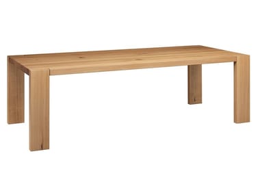 LONDON - Rectangular solid wood table (Request Info).