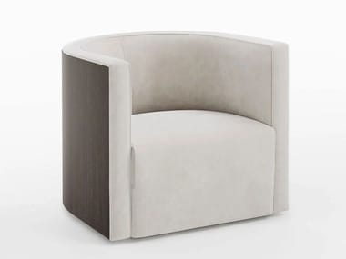 CONFIDENT WOOD - Wooden and leather amrchair (Request Info).