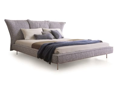 MADAME C. - Fabric double bed with upholstered headboard (Request Info).
