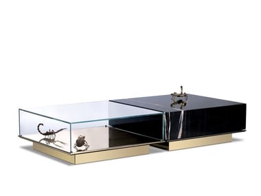 METAMORPHOSIS - Low rectangular coffee table for living room (Request Info).
