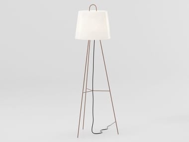 MIA - Etched glass floor lamp (Request Info).
