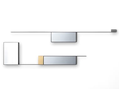 MIRROR LINES - Framed wall-mounted steel mirror (Request Info).