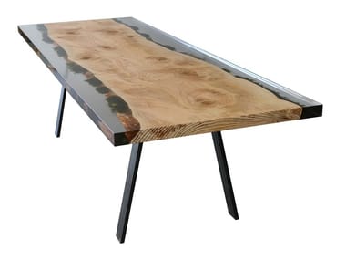 MOSS SINGLE PLANK - Rectangular dining table (Request Info).