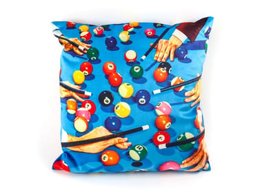 SNOOKER - Square fabric cushion
