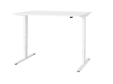 NEVI SIT-STAND - Height-adjustable rectangular office desk by Herman Miller