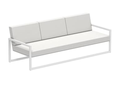 NINIX LOUNGE - Sled base 3 seater Batyline¢ç garden sofa (Request Info).