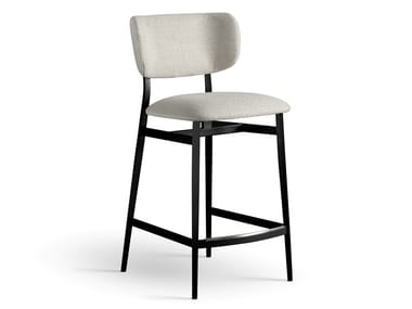 NOOR TOO - Fabric stool with back (Request Info).