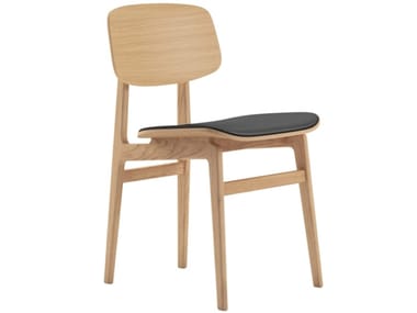 NY11 - Oak chair with integrated cushion (Request Info).