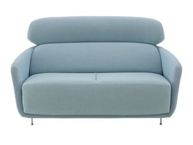OKURA - 2 seater fabric sofa with headrest (Request Info).