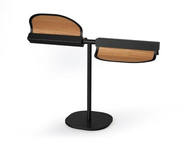 OMMA M2 - LED adjustable metal and wood veneer table lamp (Request Info).