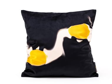 LEMONS - Square fabric cushion