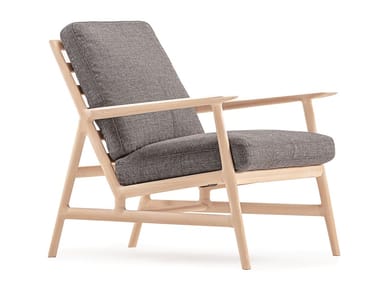 PHILOSOPHERS LOUNGE - Fabric armchair with armrests (Request Info).