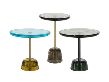 PINA - Round glass coffee table (Request Info).