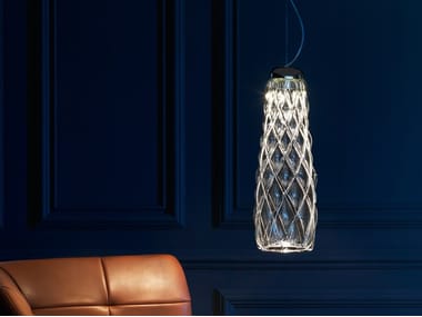 PINECONE - Blown glass pendant lamp (Request Info).