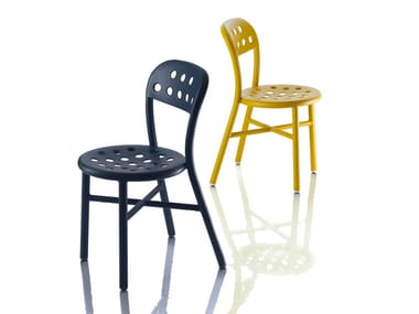 PIPE - Stackable aluminium garden chair (Request Info).