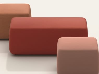 PIX CUBO - Rectangular fabric pouf (Request Info).