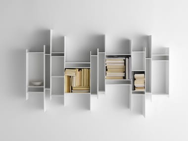 RANDOMITO - Open wall-mounted MDF bookcase (Request Info).
