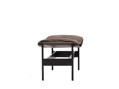 ROLF BENZ 565 JACK - Leather footstool (Request Info).