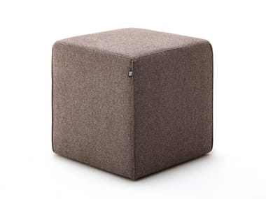 ROLF BENZ 950 - Square fabric pouf (Request Info).