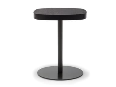 ROLF BENZ 968 - Square wood veneer high side table (Request Info).