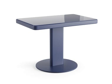 ROOPA - Rectangular MDF coffee table with glass top (Request Info).