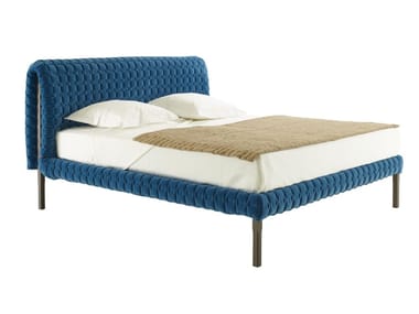 RUCHÉ - Fabric double bed with upholstered headboard (Request Info).