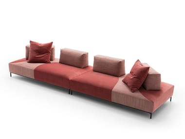 SANDERS UNIVERSE - Sectional fabric sofa (Request Info).