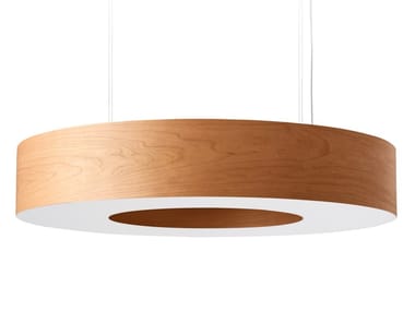 SATURNIA - Handmade wood veneer pendant lamp (Request Info).
