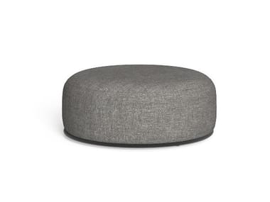 SCACCO - Round fabric garden pouf (Request Info).