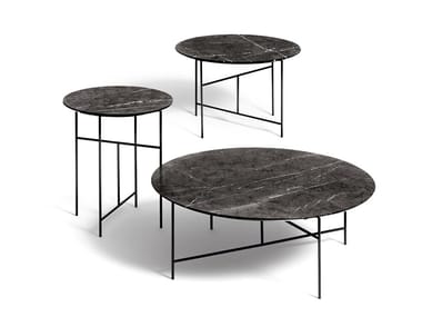 SEN - Round marble coffee table (Request Info).