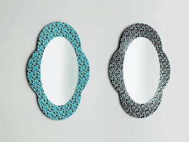 SETTECENTO - Oval wall-mounted framed mirror (Request Info).