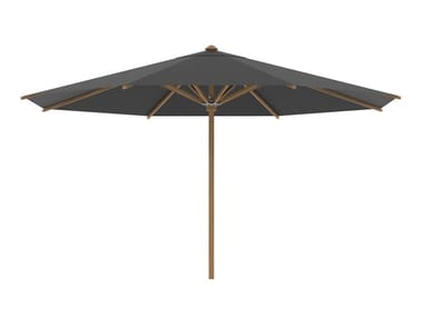 SHADY - Round teak Garden umbrella (Request Info).