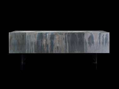 SIDE-X EVO - Metal sideboard with stone top by Henge