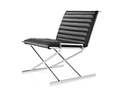 SLED - Leather easy chair by Herman Miller
