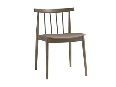 SMILE SI0324 - Stackable open back beech chair with integrated cushion (Request Info).