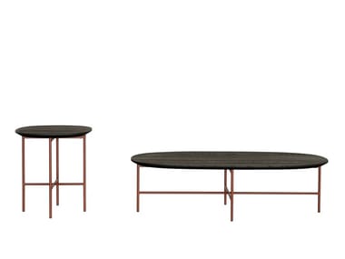 SOAP - Oval wooden coffee table (Request Info).