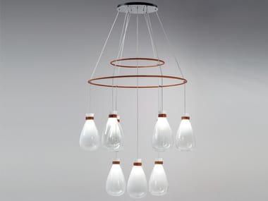 SOFFI - Blown glass chandelier (Request Info).