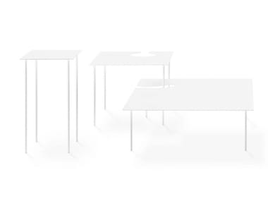 SOFTER THAN STEEL - Plate coffee table (Request Info).