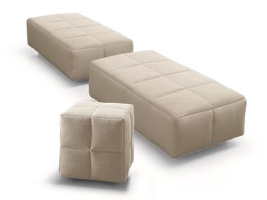 SQUARING - Rectangular fabric pouf (Request Info).
