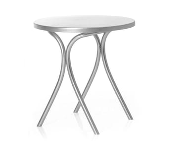 ST.MARK - Round Anodized aluminium garden table (Request Info).