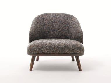 ST. TROPEZ - Fabric armchair with armrests (Request Info).