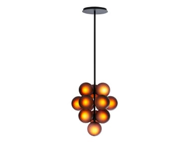 STELLAR GRAPE PENDANT BIG - Blown glass pendant lamp (Request Info).