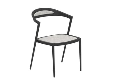 STYLETTO - Aluminium garden chair with integrated cushion (Request Info).