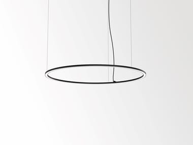 SUPERLOOP SLIM DOWN - LED metal pendant lamp (Request Info).
