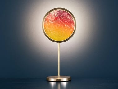 TALISMANO - LED brass table lamp (Request Info).