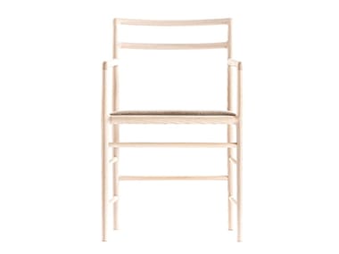 THE SENSITIVE LIGHT CHAIR - Beech chair with armrests (Request Info).